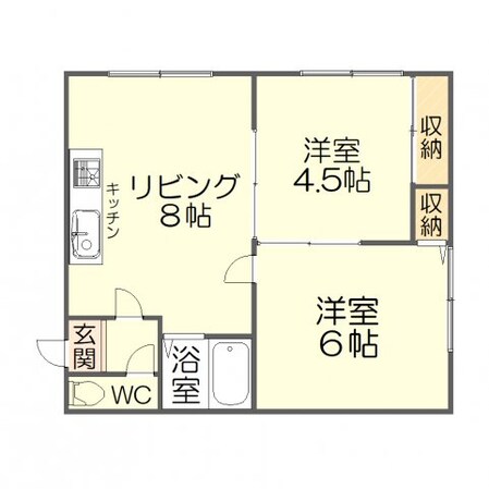 ハイツオギサワの物件間取画像